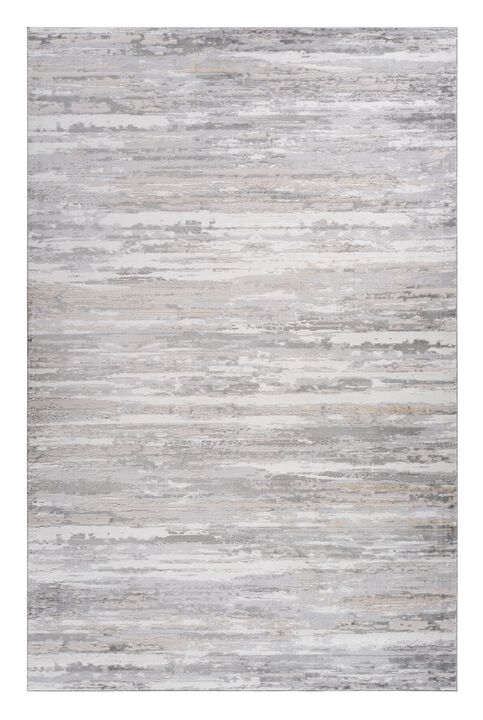 HomeRoots Abstract Distressed Area Rug