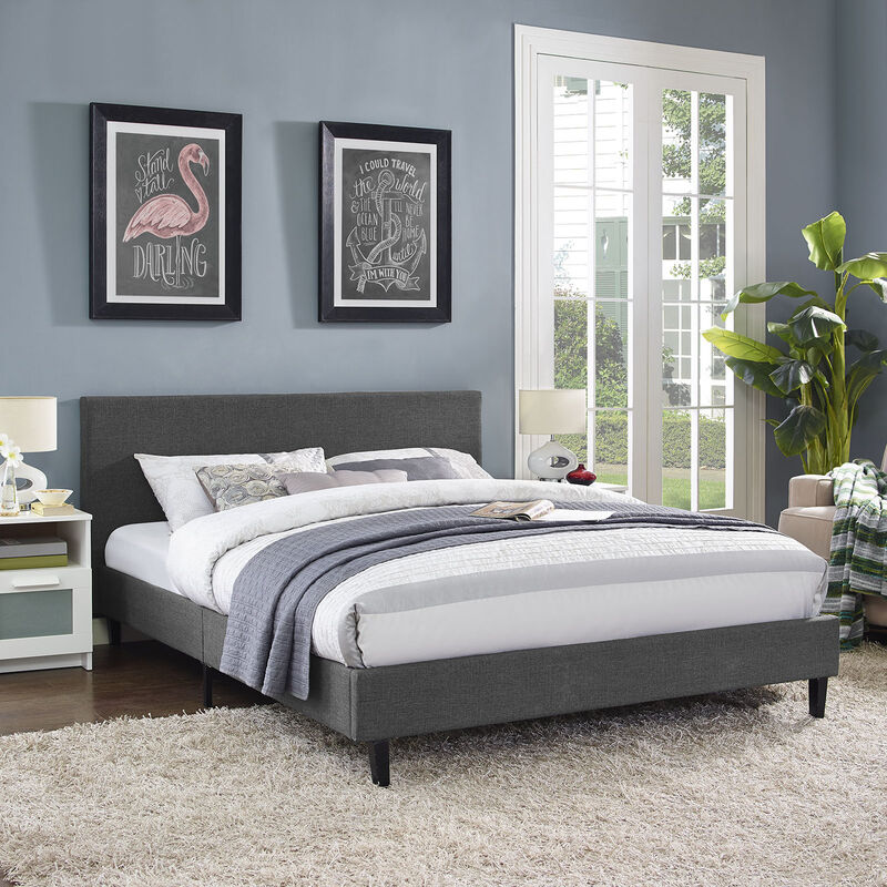 Modway - Anya Queen Fabric Bed image number 1