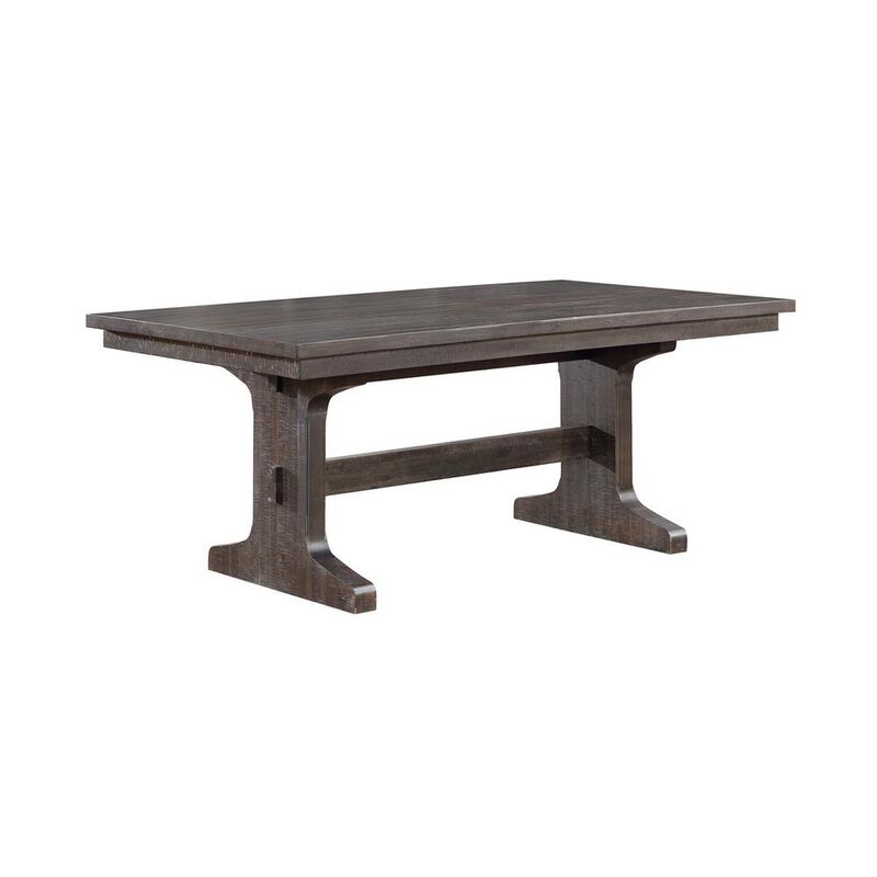 Best Quality Furniture Small dining table in rustic brown color