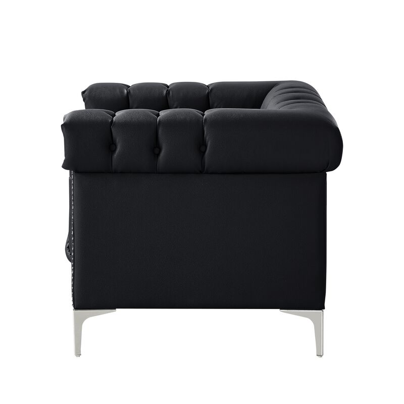 Inspired Home Clifford Leather PU Club Chair