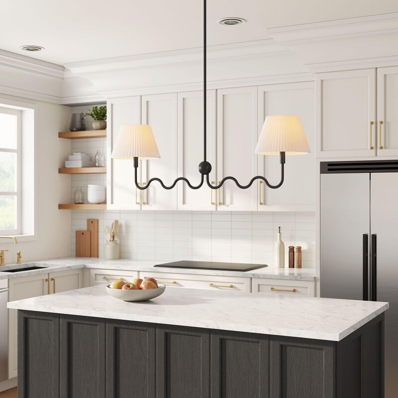 Wave Squiggle 2-Arm Pendant Light image number 5