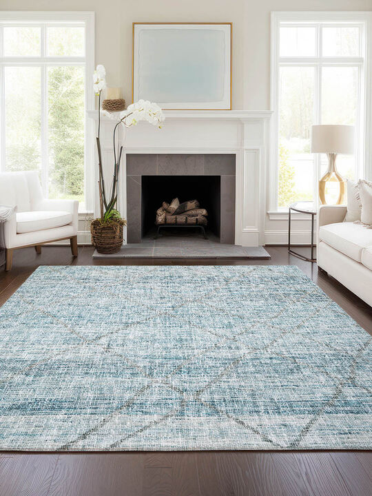 Portico BO1 Teal 8' x 10' Rug