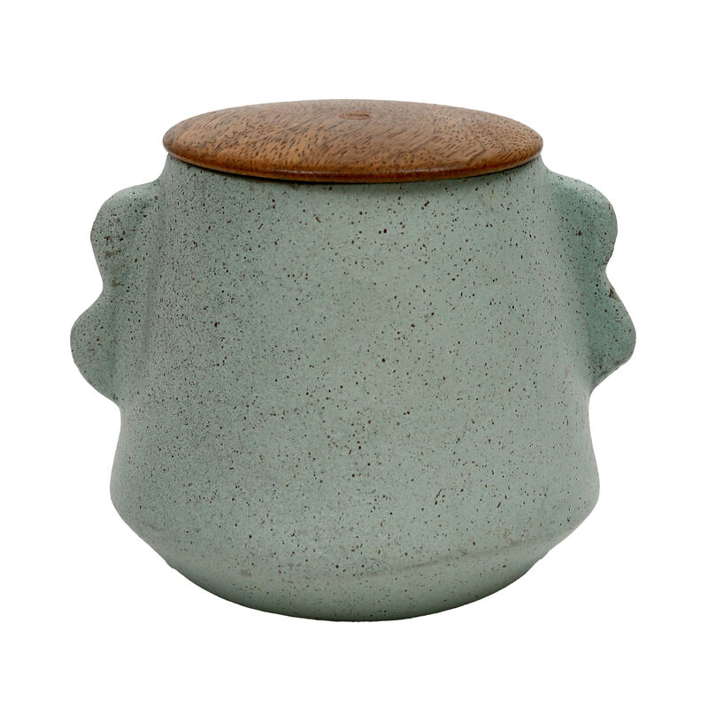 4" 8oz Wild Jasmine & Daisy Eared Candle W/lid