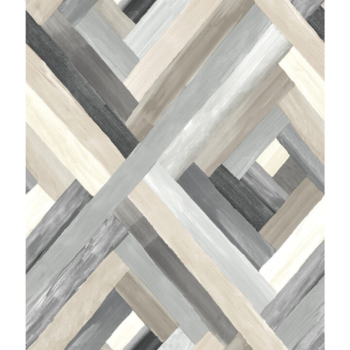 Wynwood Geometric Grey Wallpaper