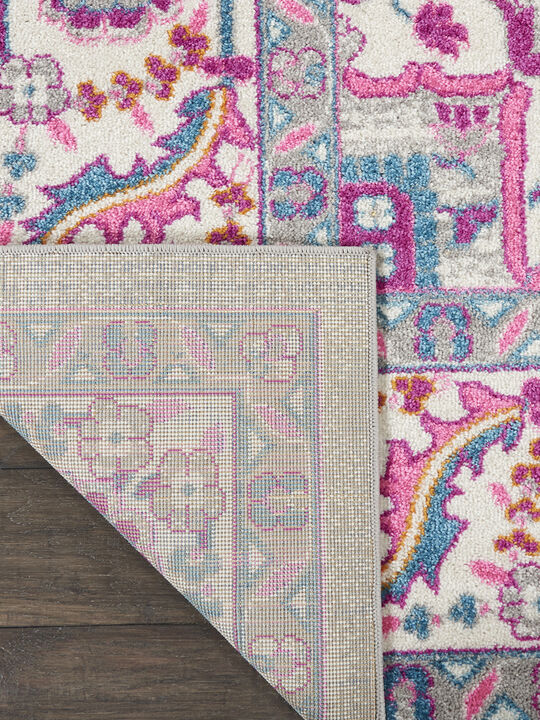 Passion PSN20 Light Gray/Pink 9' x 12' Rug