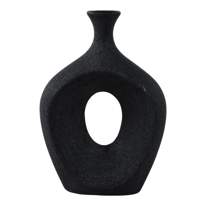 13" Beaded Oval Vase Cut-out image number 2