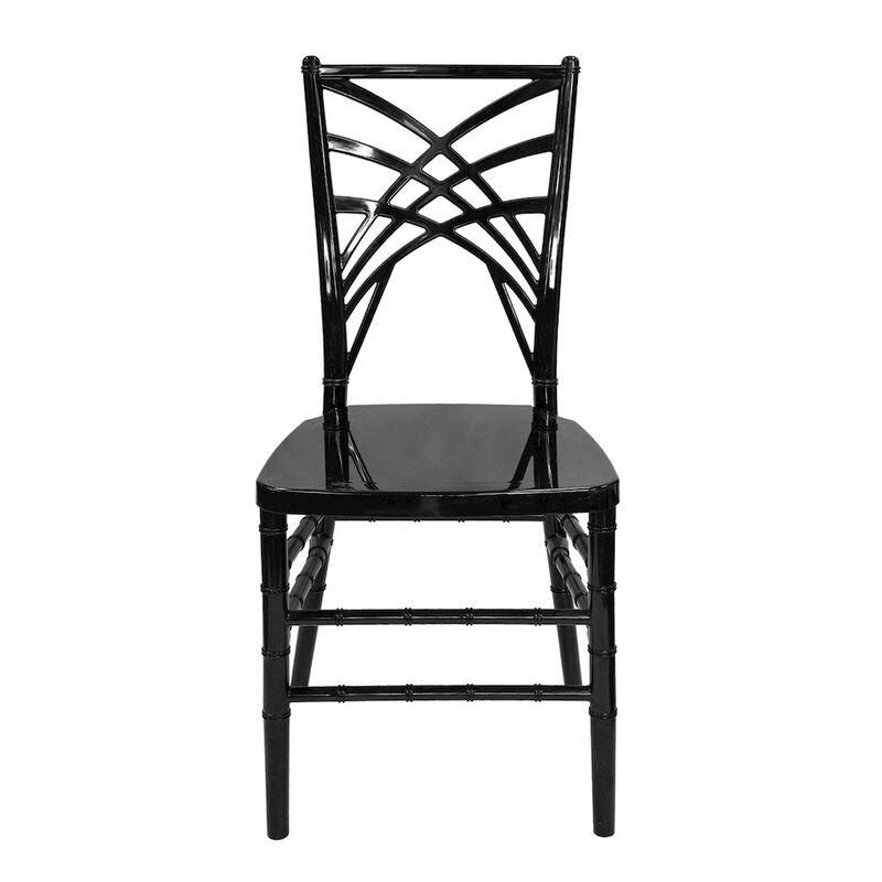 Commercial Seating Product Black Stacking Dining Chair