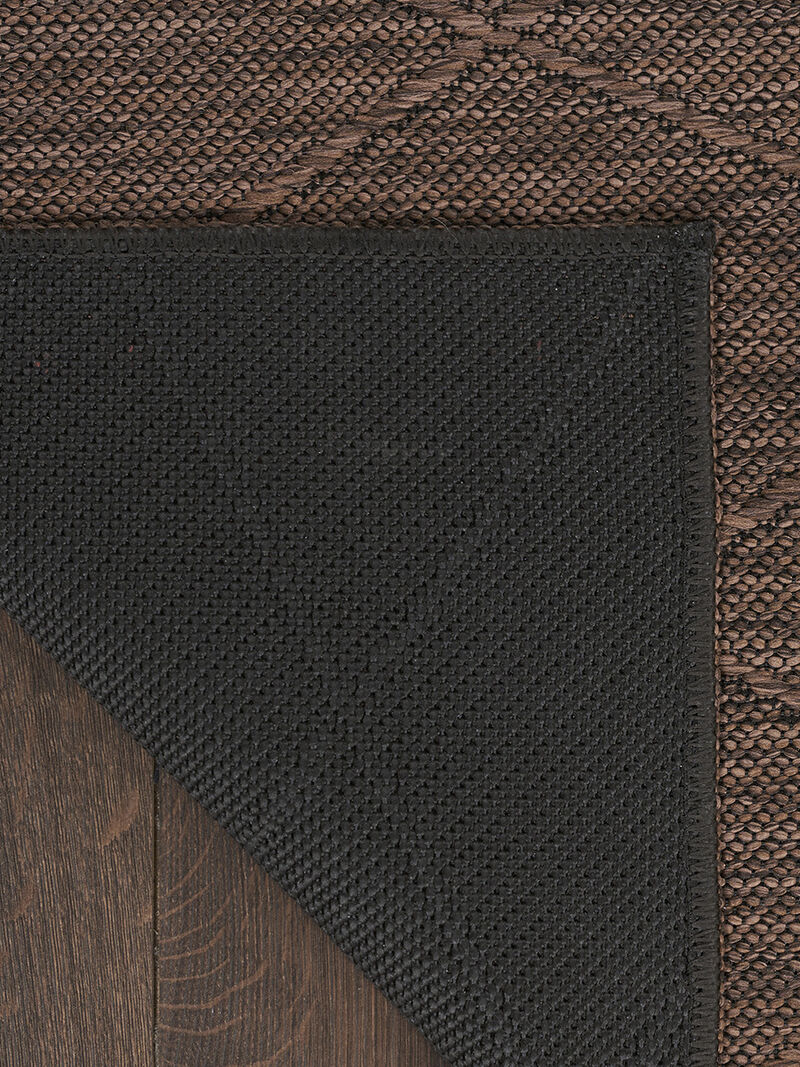 Washable Solutions WSL01 Mocha 5' x 7' Rug