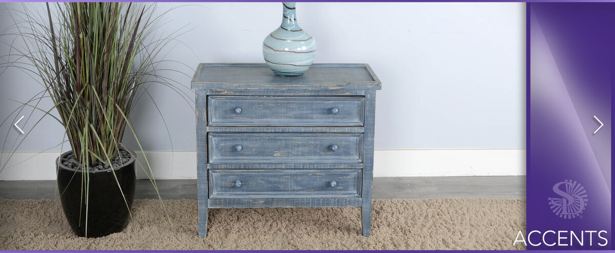 Sunny Designs Marina Side Chest Table