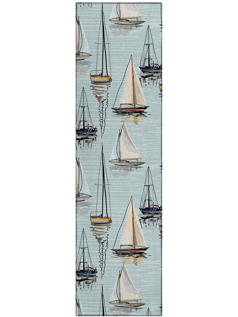 Harbor HA8 Sky 2'3" x 7'6" Rug