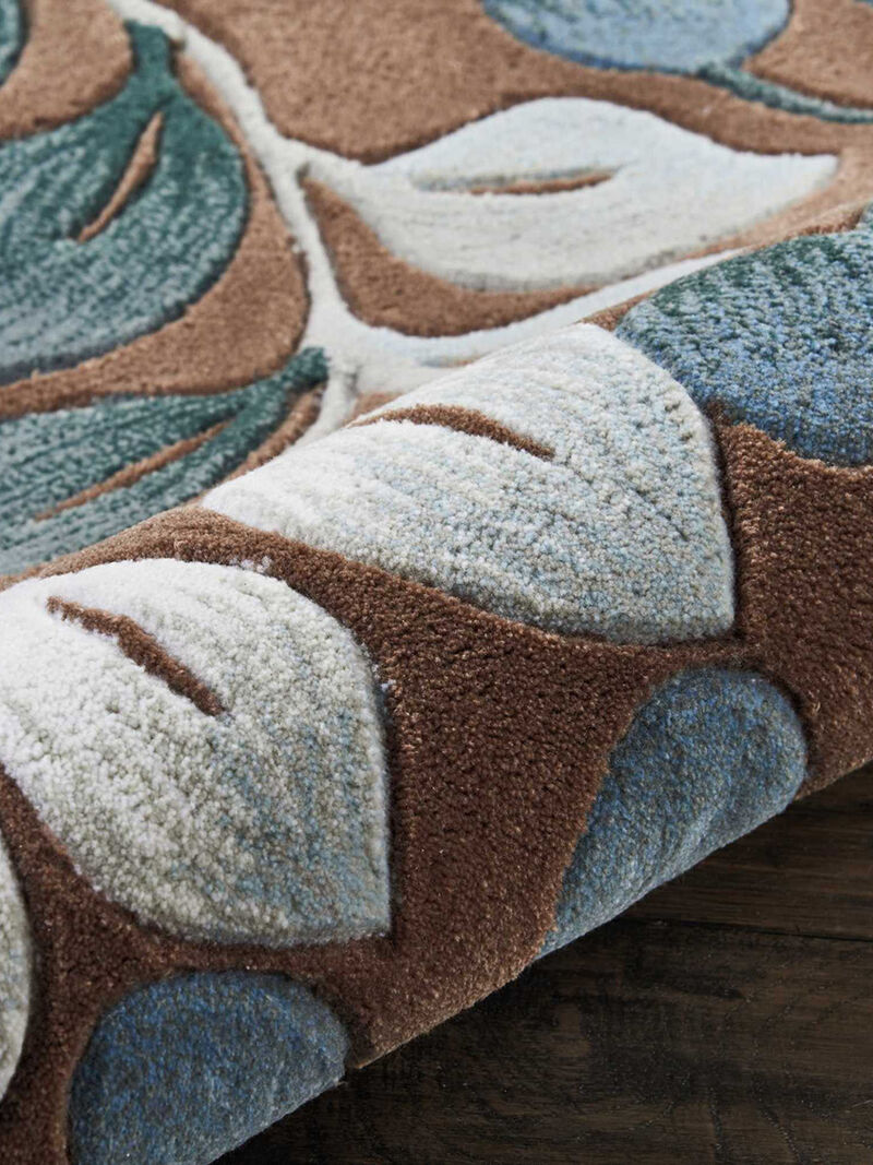 Contour CON02 Mocha 5' x Round Rug