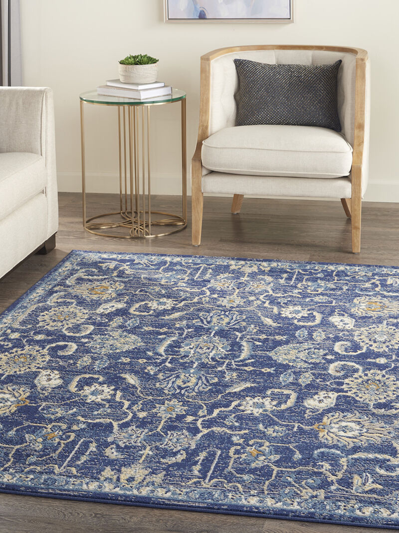 Grafix GRF24 Navy 3'9" x 5'9" Rug
