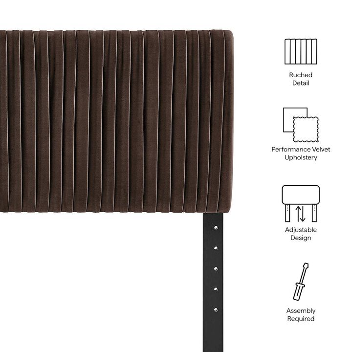 Eloise Stain-Resistant Performance Velvet Full Headboard