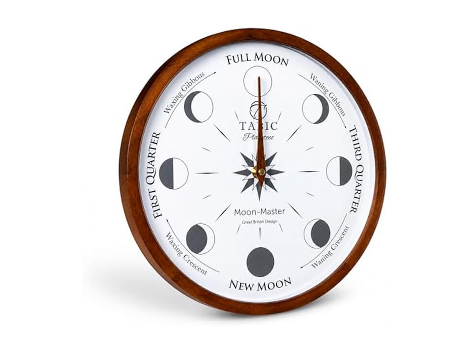 Planeteco Moon Master Precision Lunar Wall Clock Home Decor