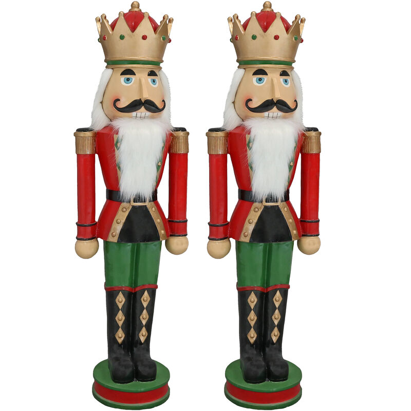 Sunnydaze Prince Matthias the 3ft Nutcracker Statue Christmas Decoration image number 0