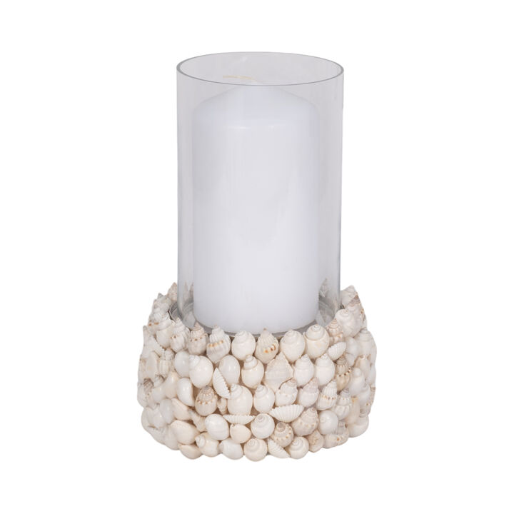 Shell 9" Hurricane, White