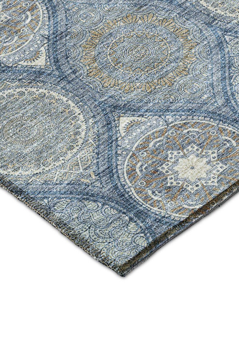 Solace SL1 Navy 8' Round Rug image number 4