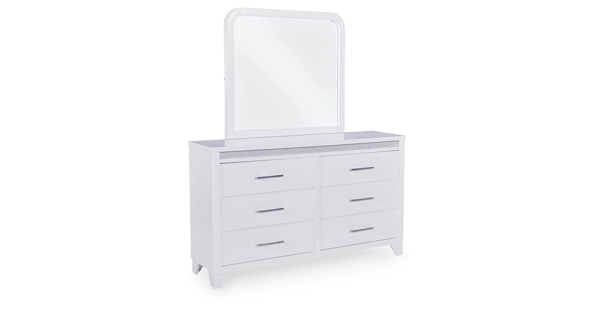Frostlyn Dresser and Mirror