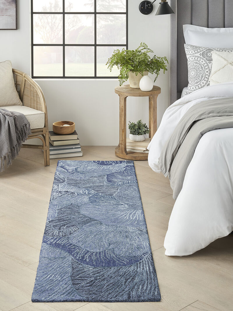 Avra AVR01 Blue 2'3" x 7'6" Rug