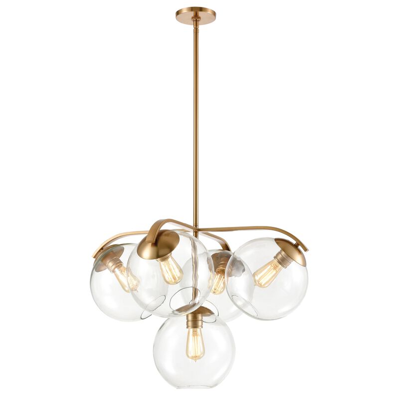 Collective 28'' Wide 5-Light Chandelier
