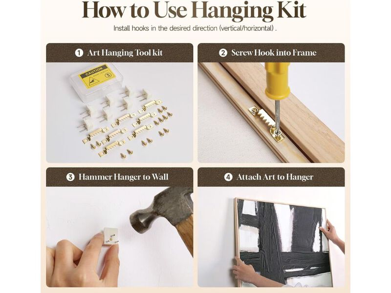 Large Boho Framed Wall Art 3 Piece Canvas Neutral Geo Decor for Living Room Home image number 2