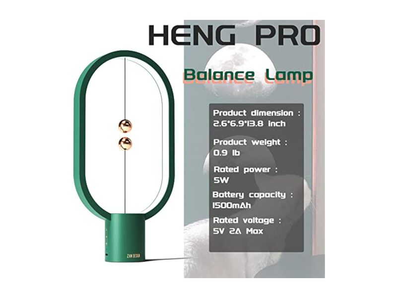 LED Table Lamp For Bedroom Bedside Green image number 2