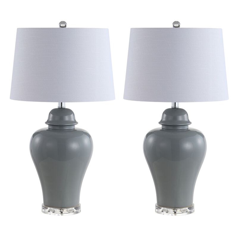 Winnie Ceramic Urn LED Table Lamp (Set of 2)