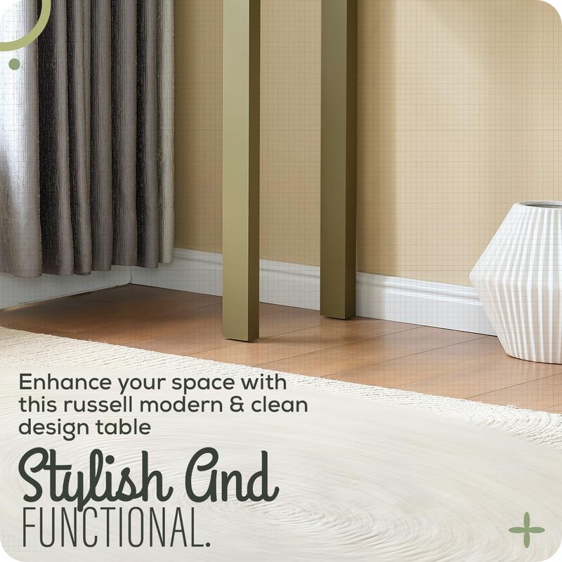 Kings Brand Furniture Russel Long Console Table - Minimalist and Slim Entryway Table for Decorative Displays, Sofa Table