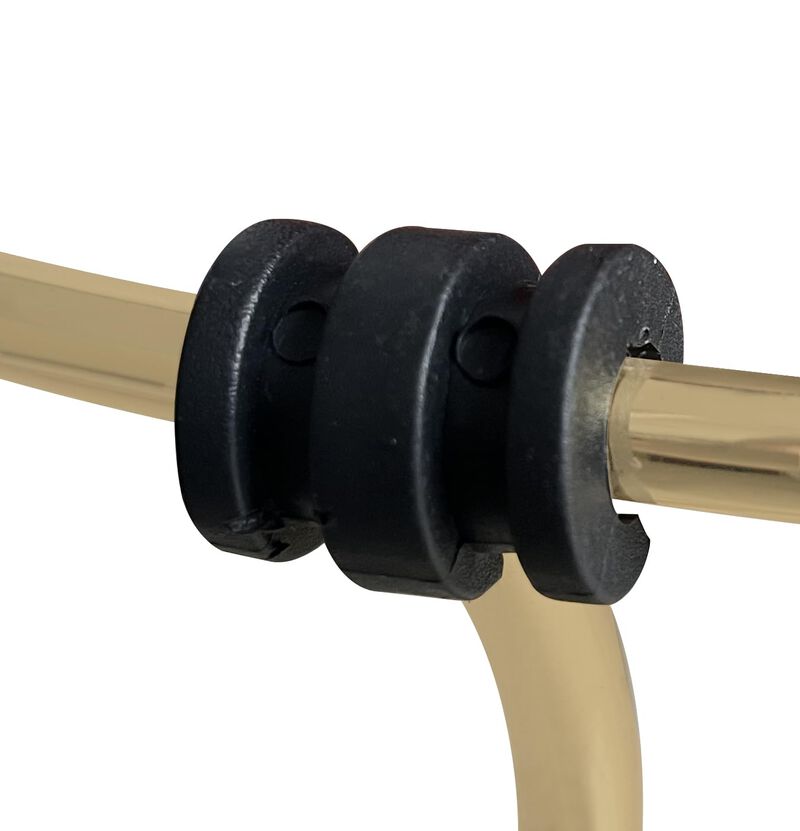 Kings Brand Furniture Carmilla Upholstered Counter Height Stool with Footrest - Bar Stools Set of 4 for Kitchen 27.25"