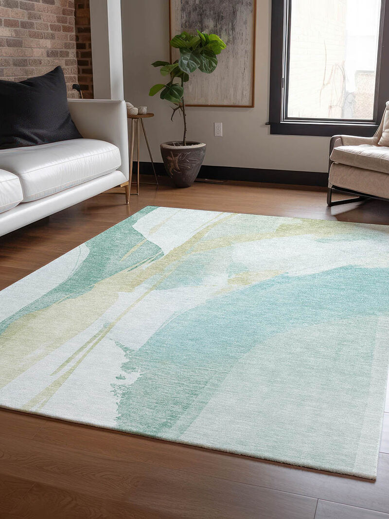Ravenna RN7 Teal 3' x 5' Rug