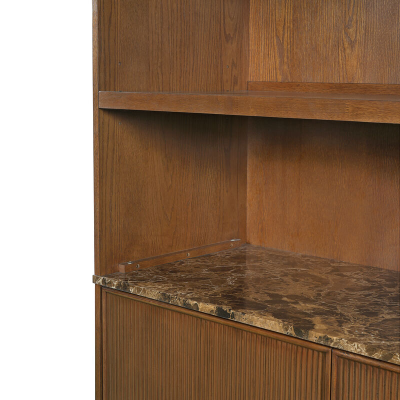Dilut Tall Bookcase Storage Cabinet image number 4