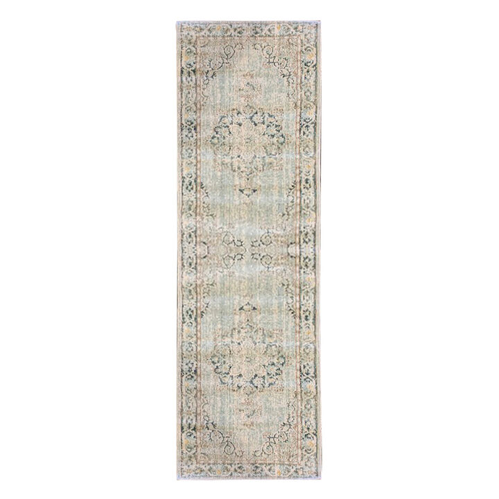 HomeRoots Medallion Area Rug