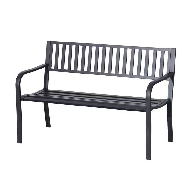 Outdoor Garden Bench with 550 lb Max Weight Capacity for Patio or Backyard