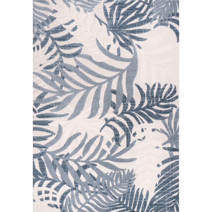 Tropics Palm Leaves Indoor/Outdoor Area Rug