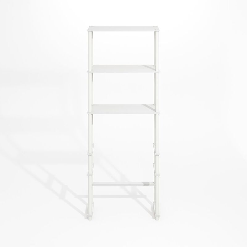 Turn-N-Tube Freestanding Over-The-Toilet Storage Rack with 3 Shelves