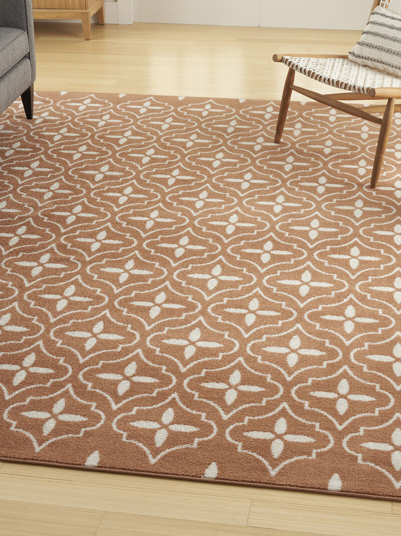 Nourison Essentials NRE04 Copper 6' x 9' Rug