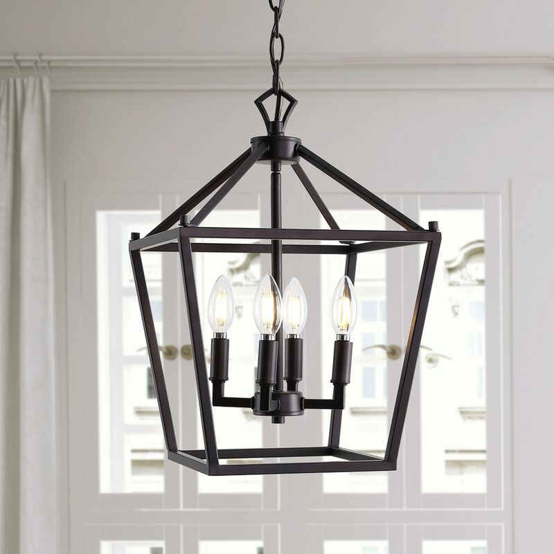 PagodaBulb Lantern Metal LED Pendant