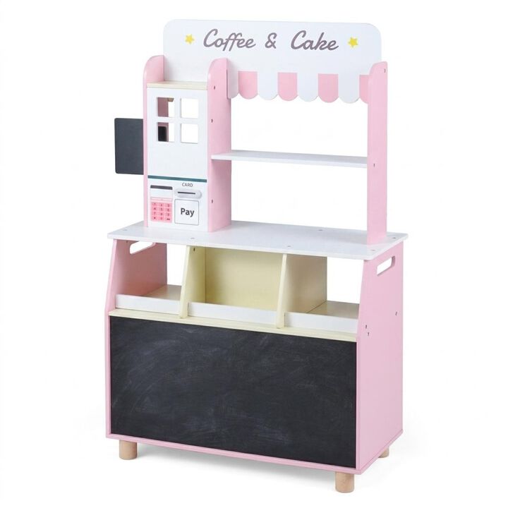 Kids Pretend Ice Cream Shop Set with 27 Accessories and Machine