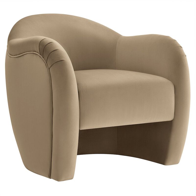 Compose Performance Velvet Accent Chair image number 0