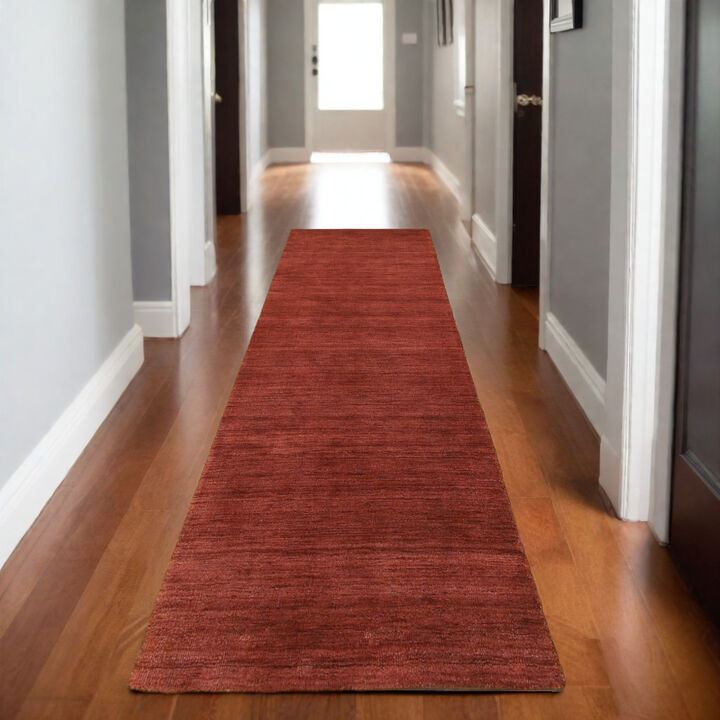 HomeRoots Wool Hand Tufted Runner Rug