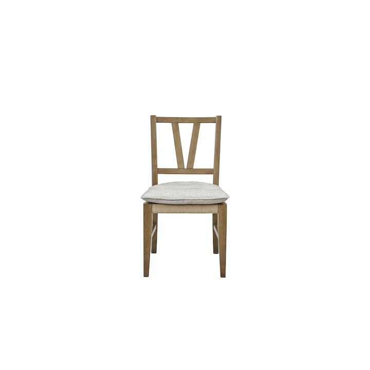 Bernards Magnolia Slat Back Chair - Cashew