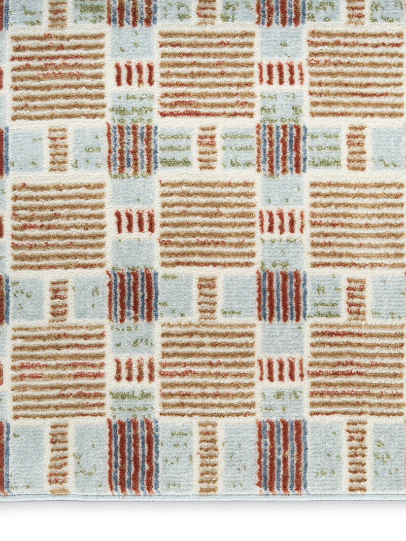 Nordic NRC14 Rust/Multicolor 4' x 6' Rug