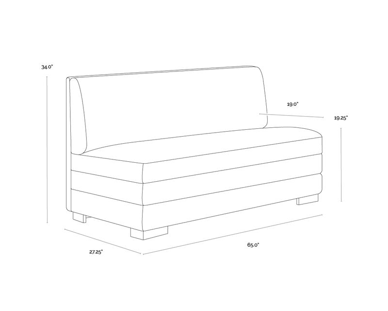 Weston Bravo Black Banquette image number 5