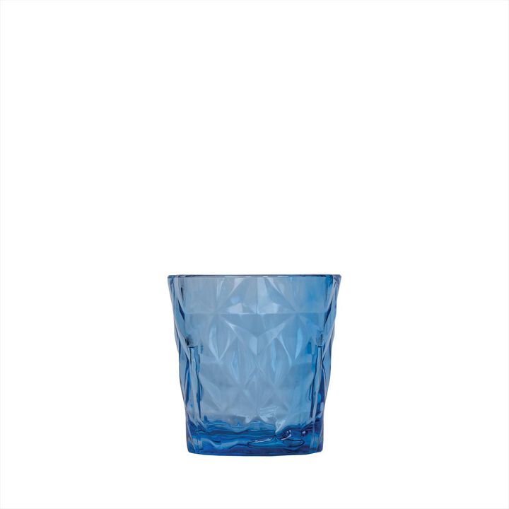 Polycarbonate Drinkware dia.3.5" h:3.5" 10 oz. Round Blue Polycarbonate Rocks/Old Fashioned (Set of 6)