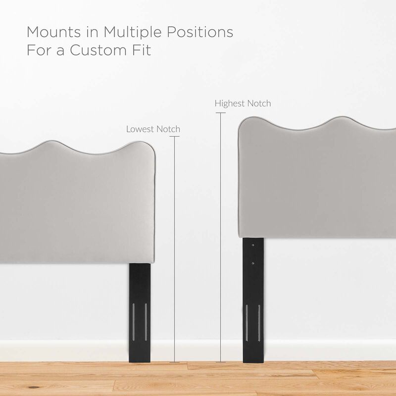 Modway - Current Performance Velvet Twin Platform Bed image number 7
