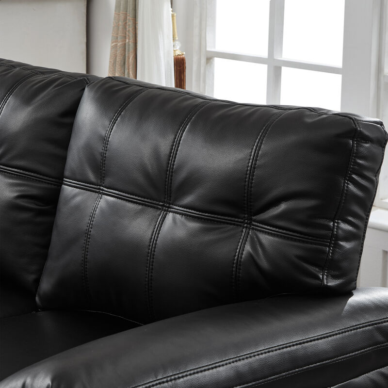 Mifnes PU Leather Loveseat image number 4