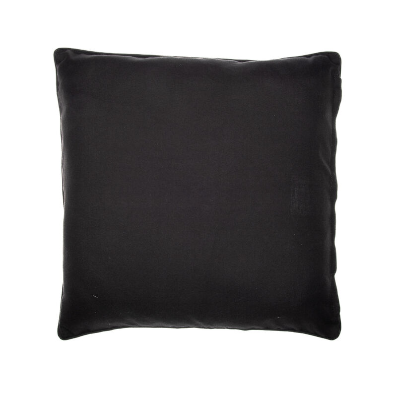 HomeRoots 20" Beige and Black Tropical Throw Pillow With Embroidery image number 3