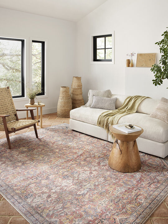 Adrian ADR02 Rust/Denim 8'6" x 11'6" Rug