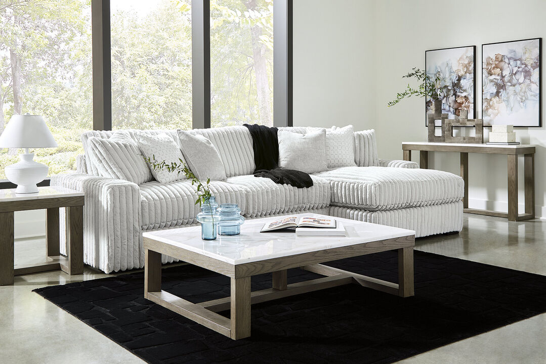 Stupendous 2-Piece Sectional with Chaise