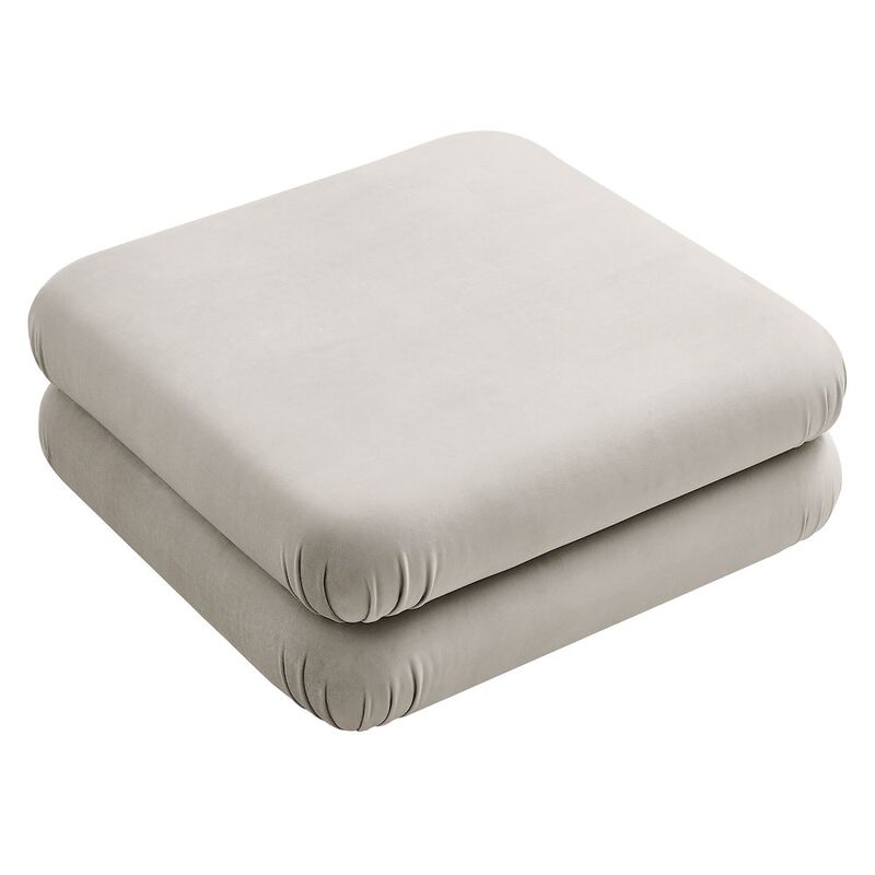 Jubilee Modular Performance Velvet Ottoman image number 4